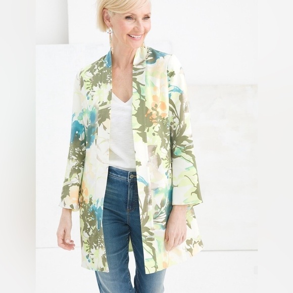 Chicos' Spring Paradise Duster/ Size 3 - Picture 12 of 14